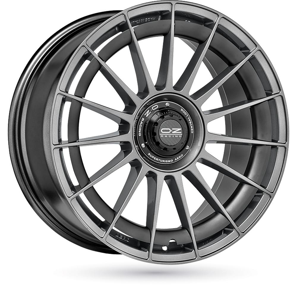 Jante OZ SUPERTURISMO AERO 8x18 pouces, entraxe 114.3, déport ET45, couleur GRIS