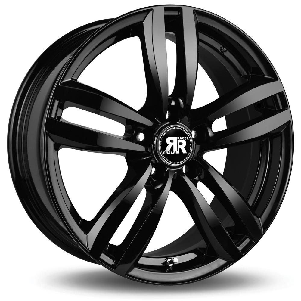 Jante RACER TARGET 6x15 pouces, entraxe 108, déport ET37, couleur NOIR