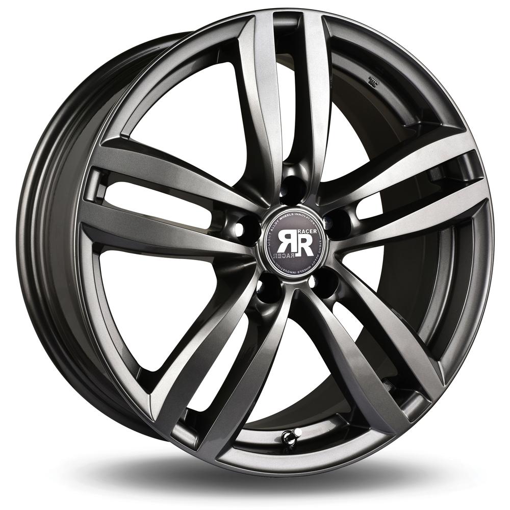 Jante RACER TARGET 6x15 pouces, entraxe 108, déport ET23, couleur GRIS