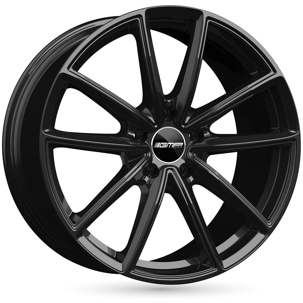 Jante GMP TITAN 8.5x20 pouces, entraxe 130, déport ET51, couleur NOIR BRILLANT 
