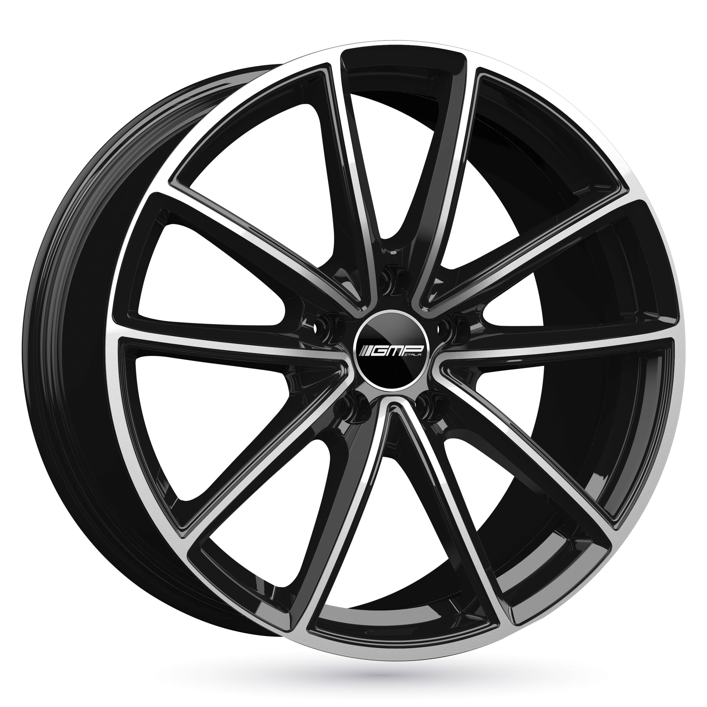 Jante GMP TITAN 10.5x20 pouces, entraxe 130, déport ET47, couleur NOIR FACE POLIE