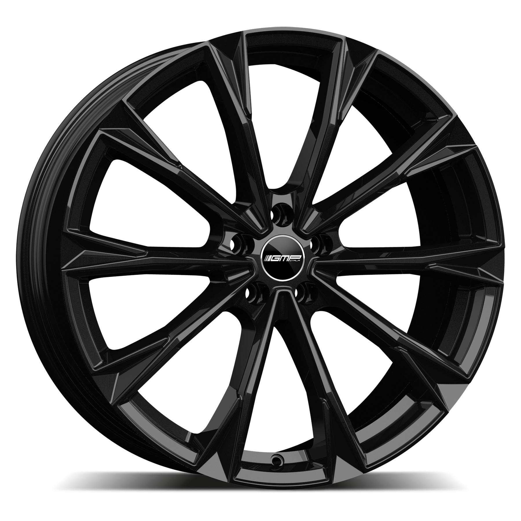 Jante GMP TOTALE 11.5x22 pouces, entraxe 112, déport ET43, couleur NOIR BRILLANT 