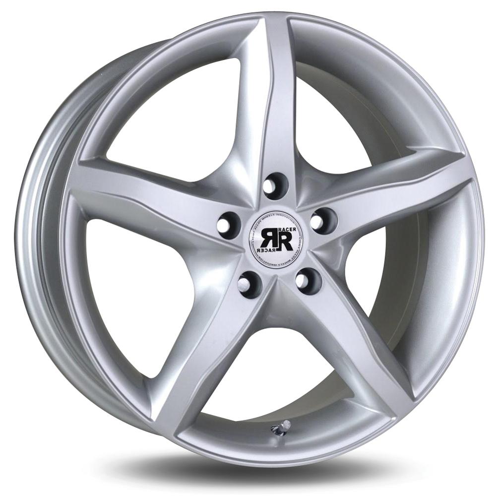 Jante RACER VOLCANE 7x16 pouces, entraxe 112, déport ET35, couleur ARGENT