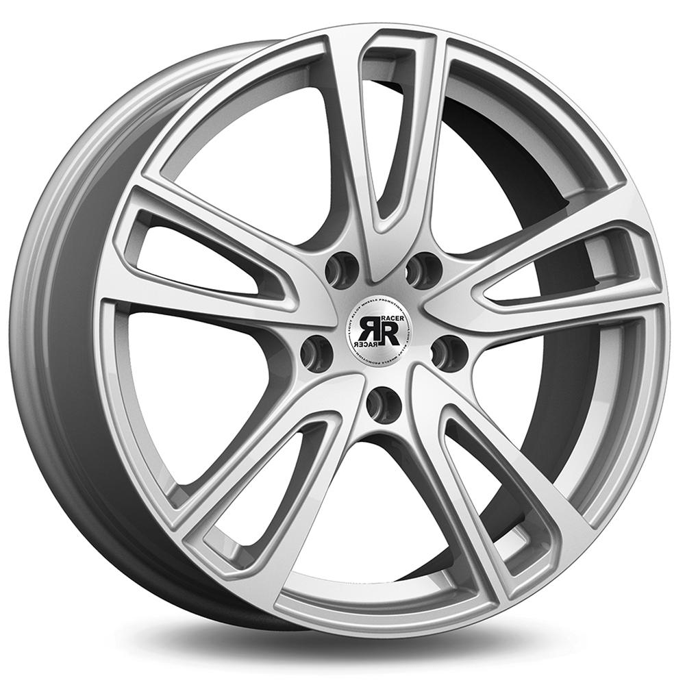 Jante RACER WAVE 6x16 pouces, entraxe 108, déport ET40, couleur ARGENT