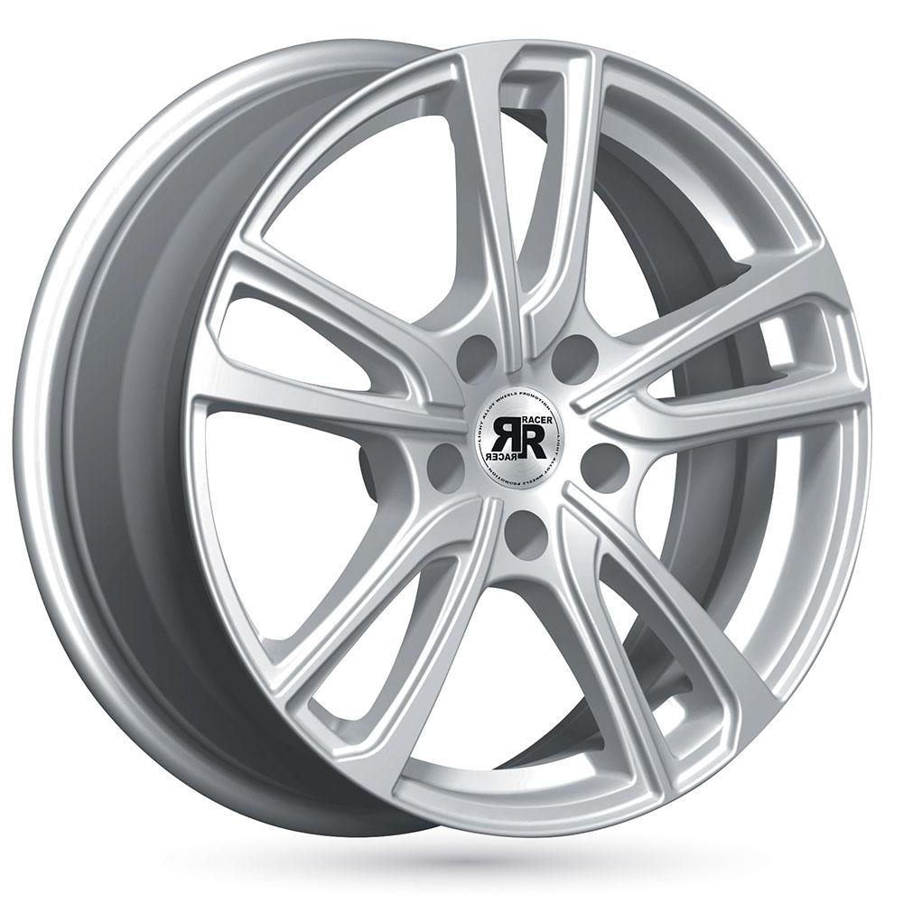Jante RACER WAVE LIGHT 6.5x16 pouces, entraxe 108, déport ET20, couleur ARGENT
