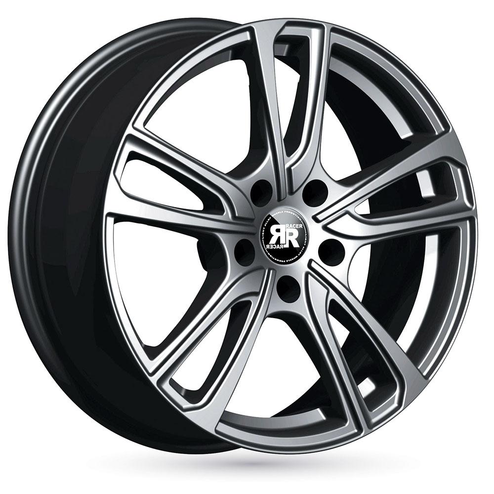 Jante RACER WAVE LIGHT 6.5x16 pouces, entraxe 112, déport ET49, couleur GRIS