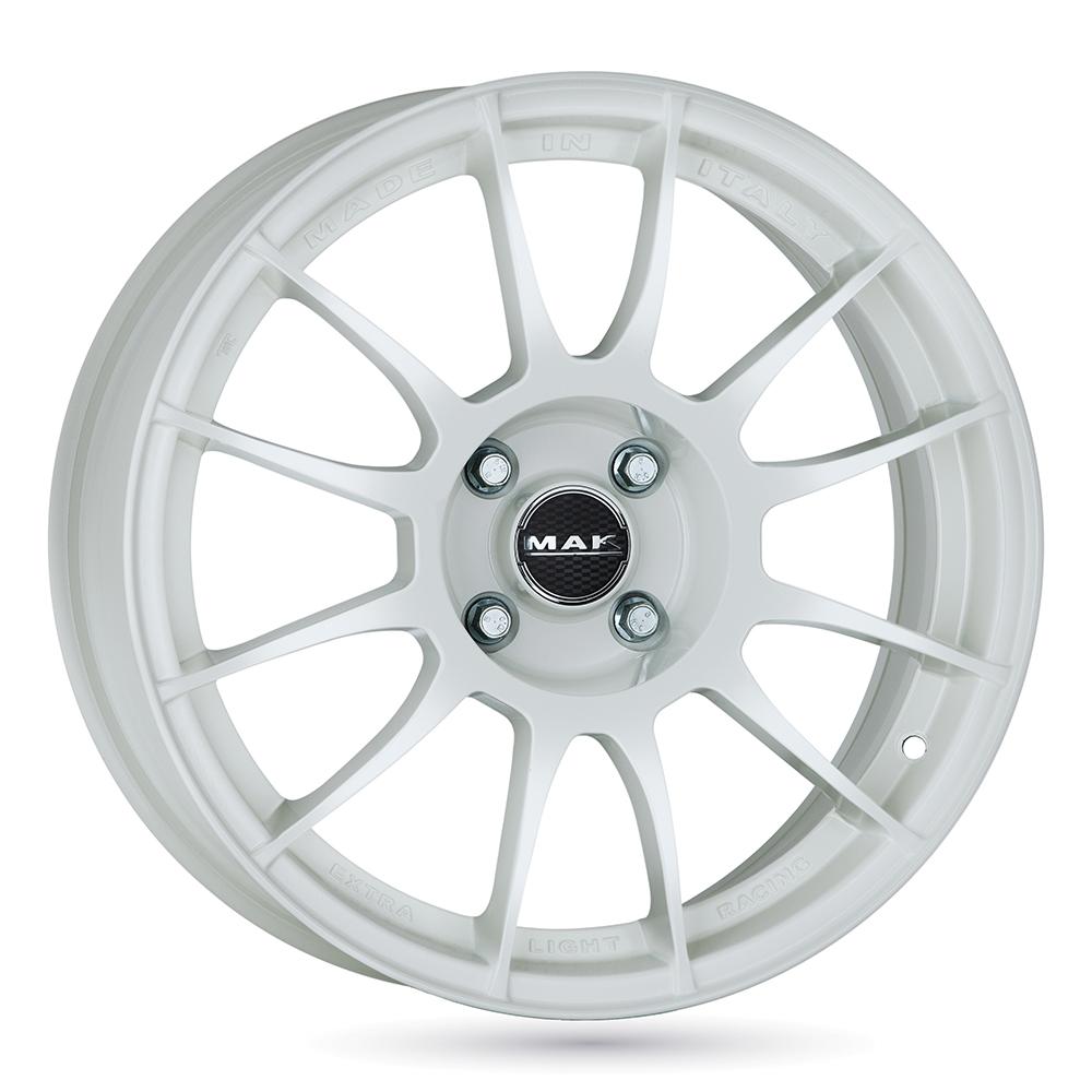 Jante MAK XLR 7.5x18 pouces, entraxe 100, déport ET40, couleur BLANC BRILLANT 