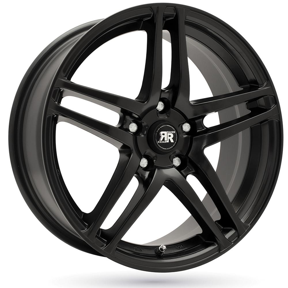 Jante RACER ZENITH 7x16 pouces, entraxe 108, déport ET18, couleur NOIR SATIN