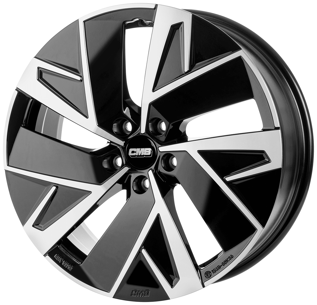 Jante CMS C32-AERO 7.5x18 pouces, entraxe 108, déport ET50, couleur Diamant Noir Brillant