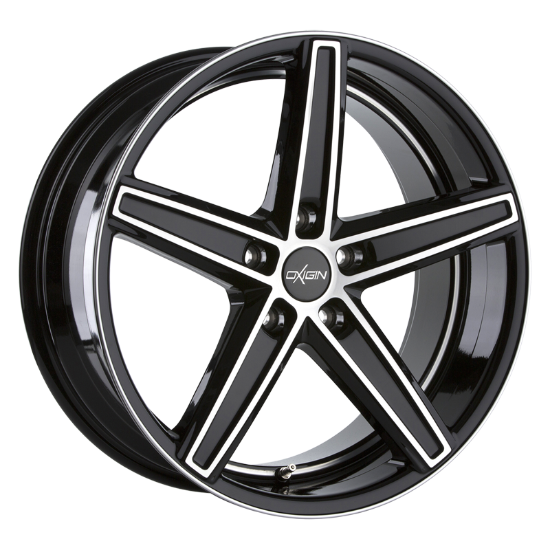 Jante OXIGIN 18 Concave 7x18 pouces, entraxe 114, déport ET45, couleur black full polish