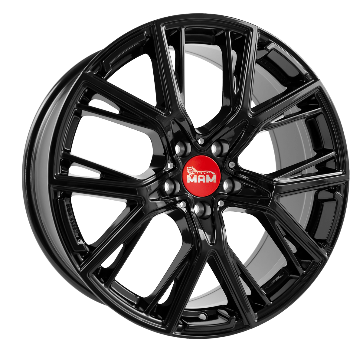 Jante MAM WHEELS B4 8.5x19 pouces, entraxe 112, déport ET45, couleur BLACK PAINTED