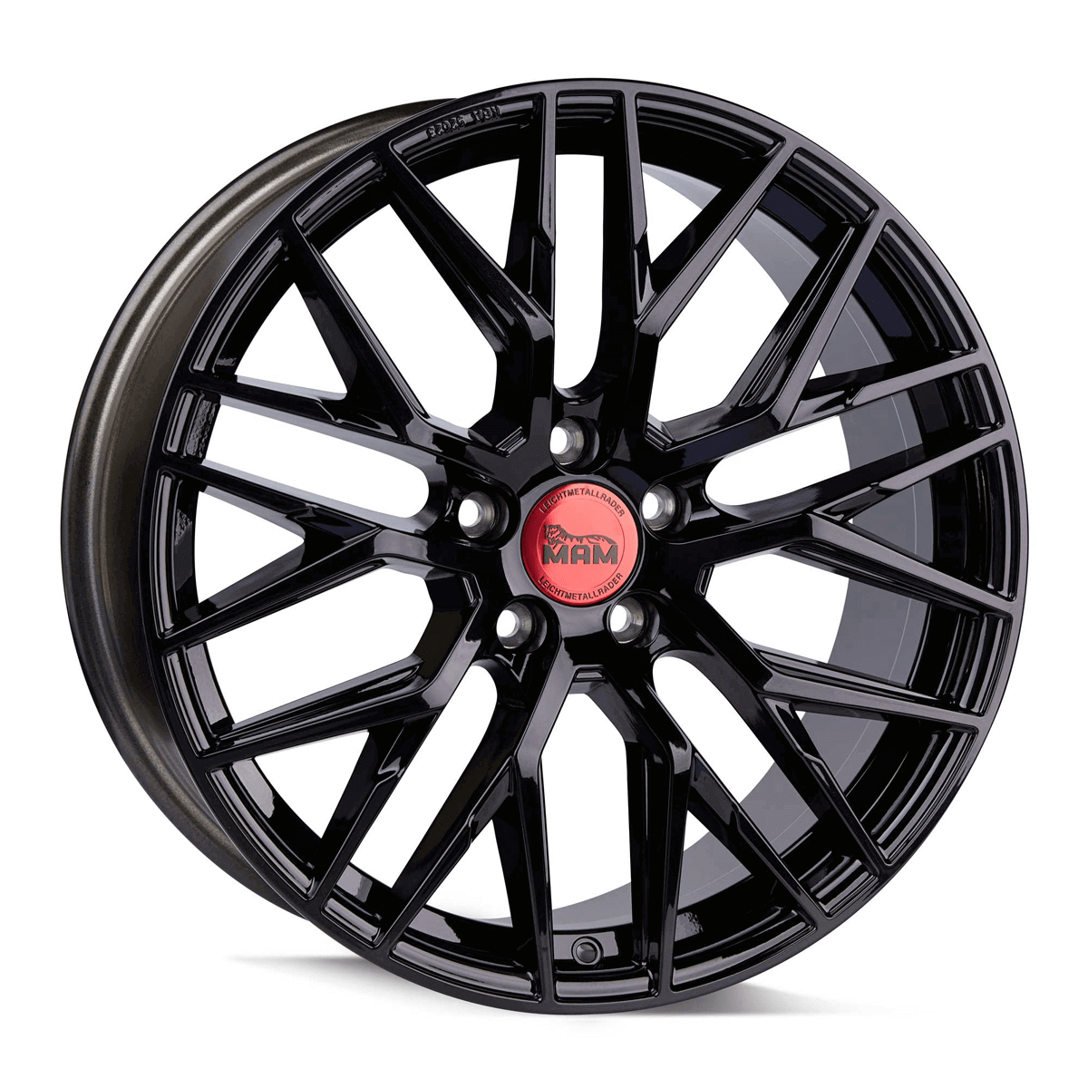 Jante MAM WHEELS RS4 8.5x20 pouces, entraxe 112, déport ET45, couleur BLACK PAINTED