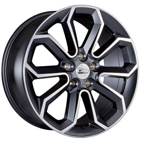 Jante CMS C20 8x19 pouces, entraxe 114.3, déport ET50, couleur Diamant Noir Mat