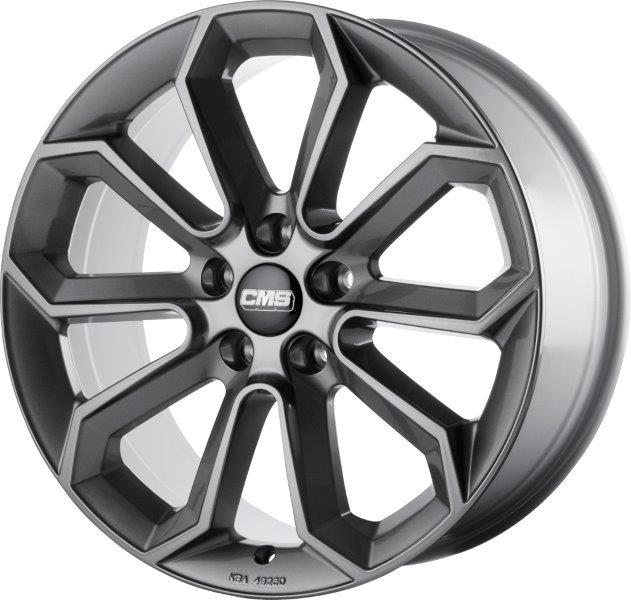 Jante CMS C20 8x19 pouces, entraxe 108, déport ET50, couleur Titane Brillant