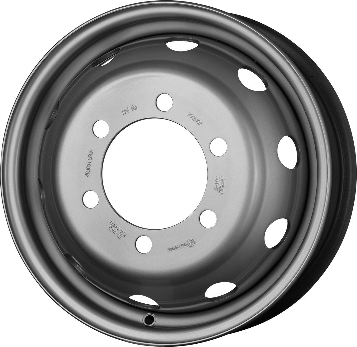 Jante MW M2 5x15 pouces, entraxe 170, déport ET106, couleur ARGENT