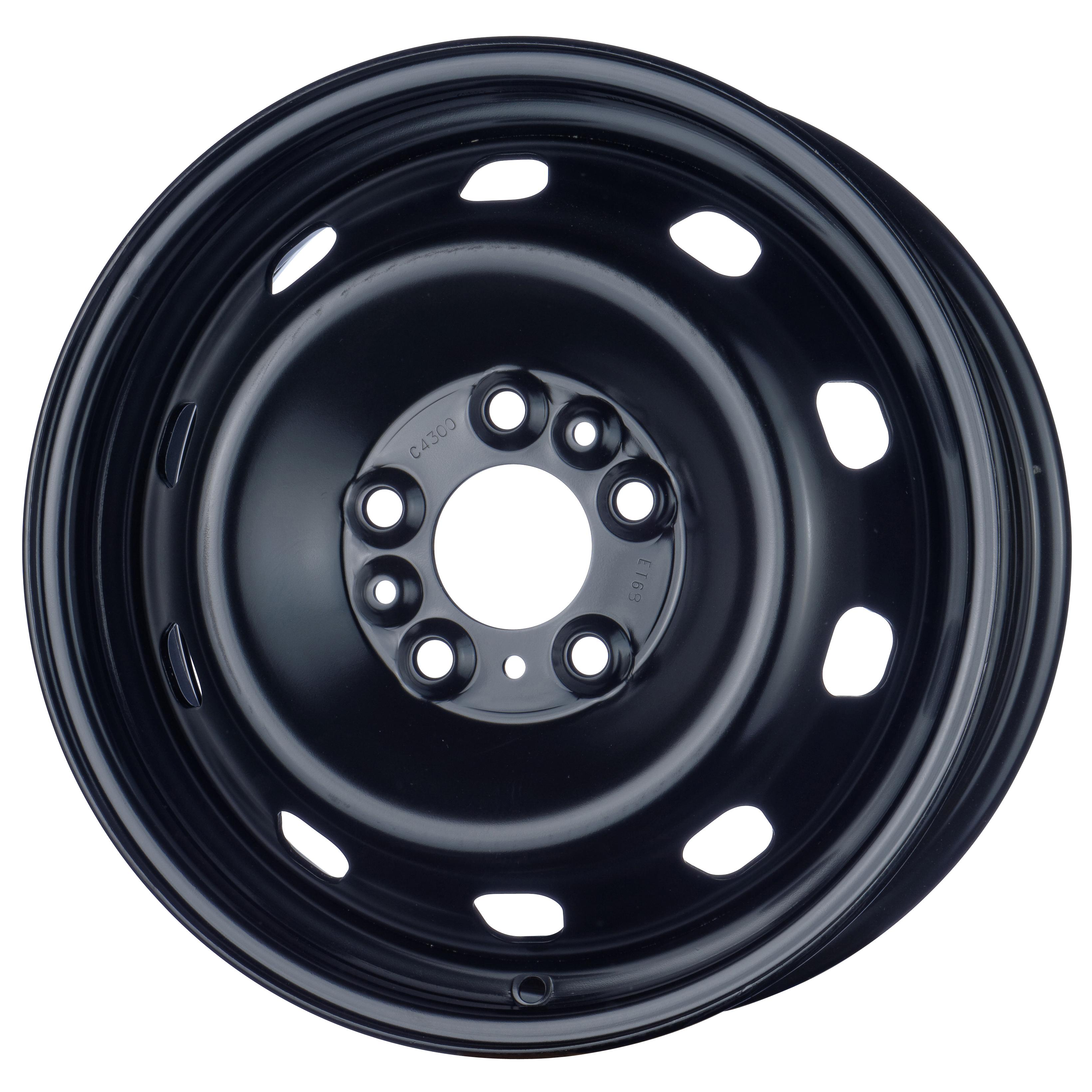 Jante MW M2 6x16 pouces, entraxe 118, déport ET68, couleur NOIR