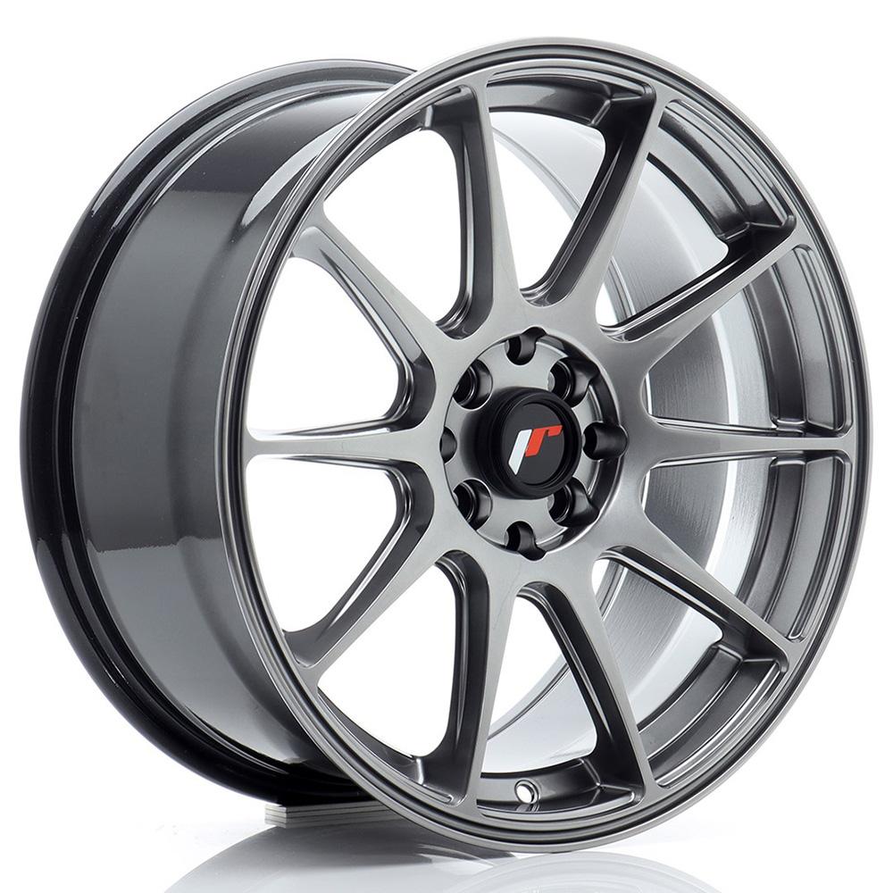 Jante JAPAN RACING JR11 8.5x19 pouces, entraxe 114.3, déport ET42, couleur HYPER BLACK