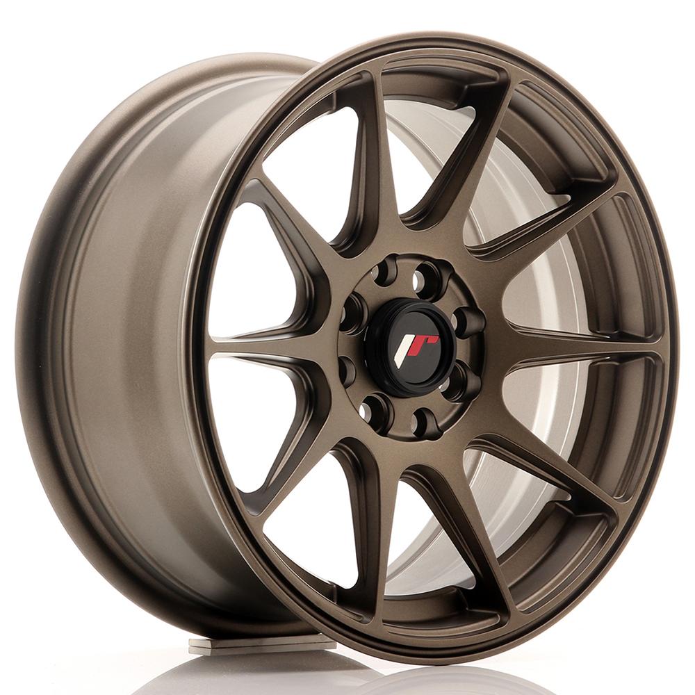 Jante JAPAN RACING JR11 7x15 pouces, entraxe 114, déport ET30, couleur BRONZE MAT