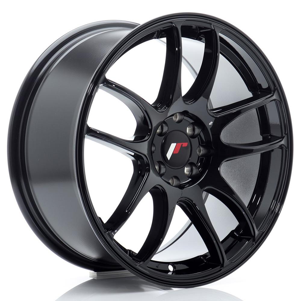 Jante JAPAN RACING JR29 7x15 pouces, entraxe 108, déport ET35, couleur NOIR BRILLANT