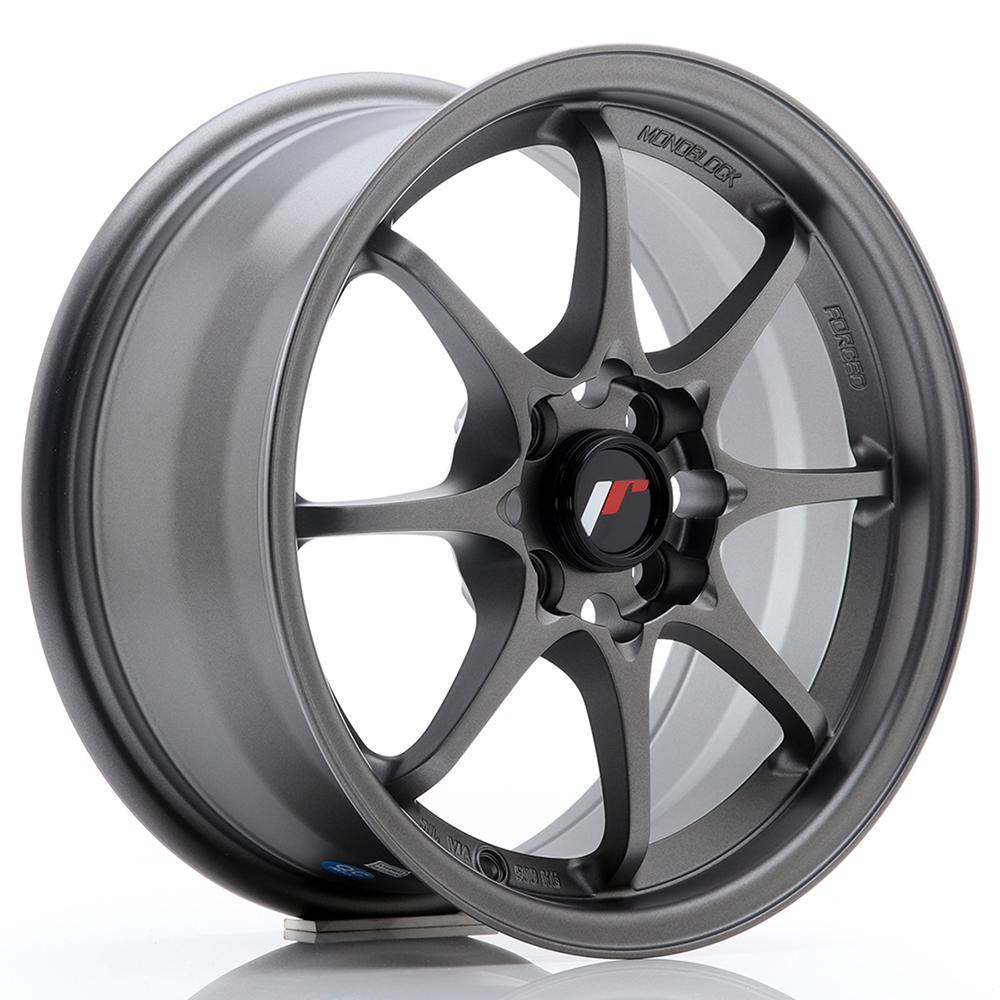 Jante JAPAN RACING JR5 7x16 pouces, entraxe 108, déport ET30, couleur GRIS MAT