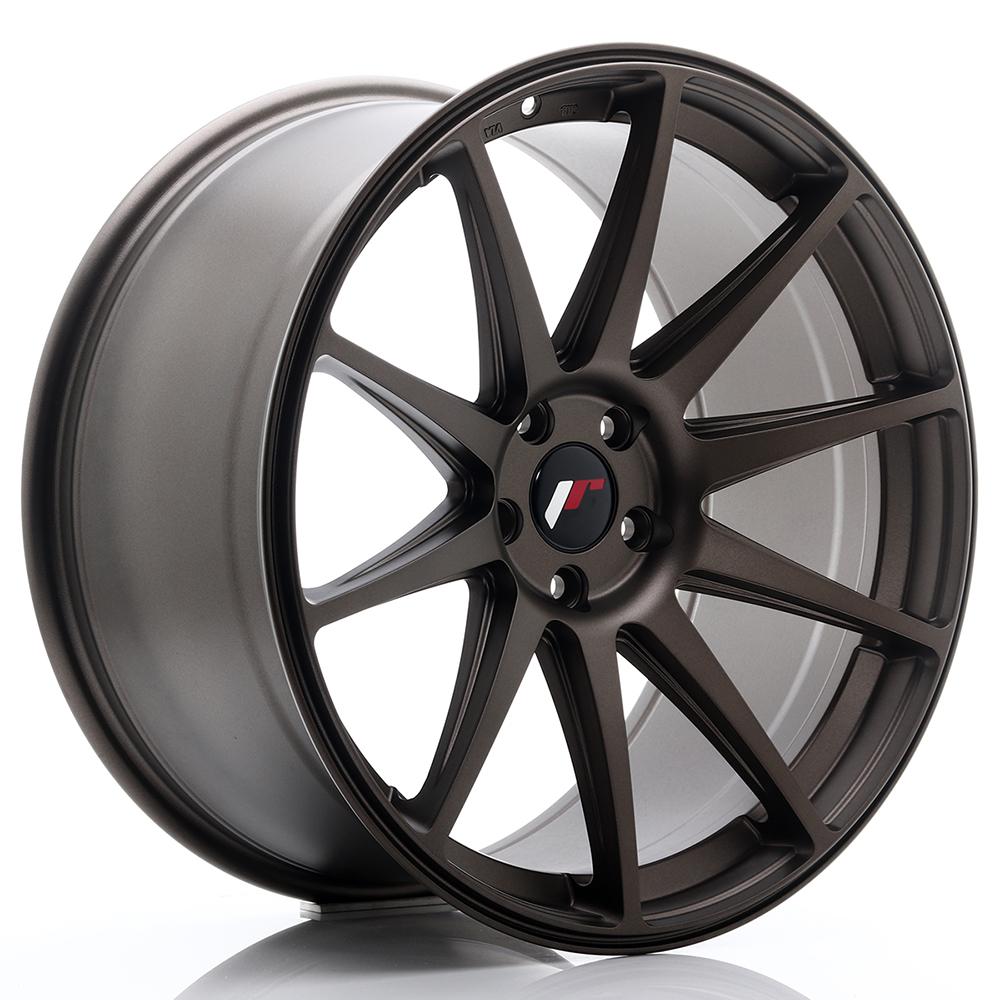 Jante JAPAN RACING JR11 8.5x18 pouces, entraxe 112, déport ET40, couleur BRONZE MAT - Jante non percée - Livraison + 72H