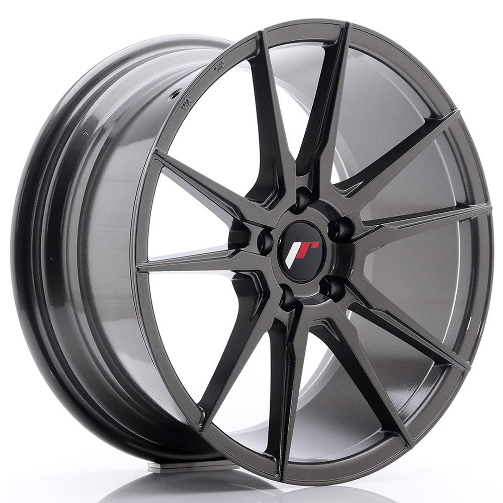 Jante JAPAN RACING JR21 8x19 pouces, entraxe 114, déport ET40, couleur GRIS