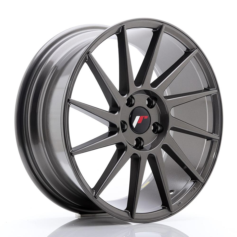 Jante JAPAN RACING JR22 8.5x18 pouces, entraxe 112, déport ET40, couleur GRIS
