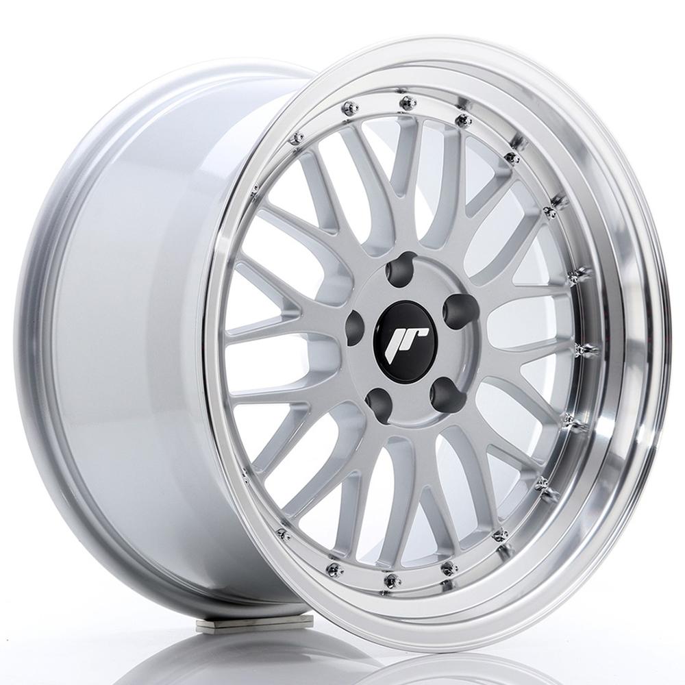 Jante JAPAN RACING JR23 7x16 pouces, entraxe 100, déport ET20, couleur ARGENT BORD POLI