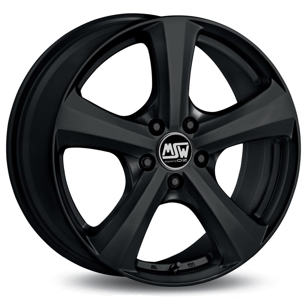 Jante MSW MSW19 VAN 6.5x16 pouces, entraxe 114.3, déport ET44, couleur NOIR MAT