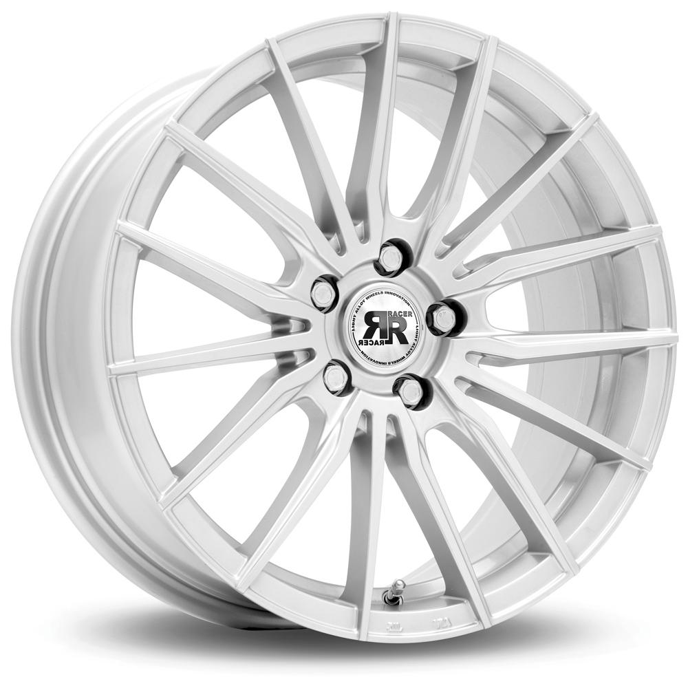 Jante RACER SCHACK 6.5x15 pouces, entraxe 114.3, déport ET40, couleur ARGENT