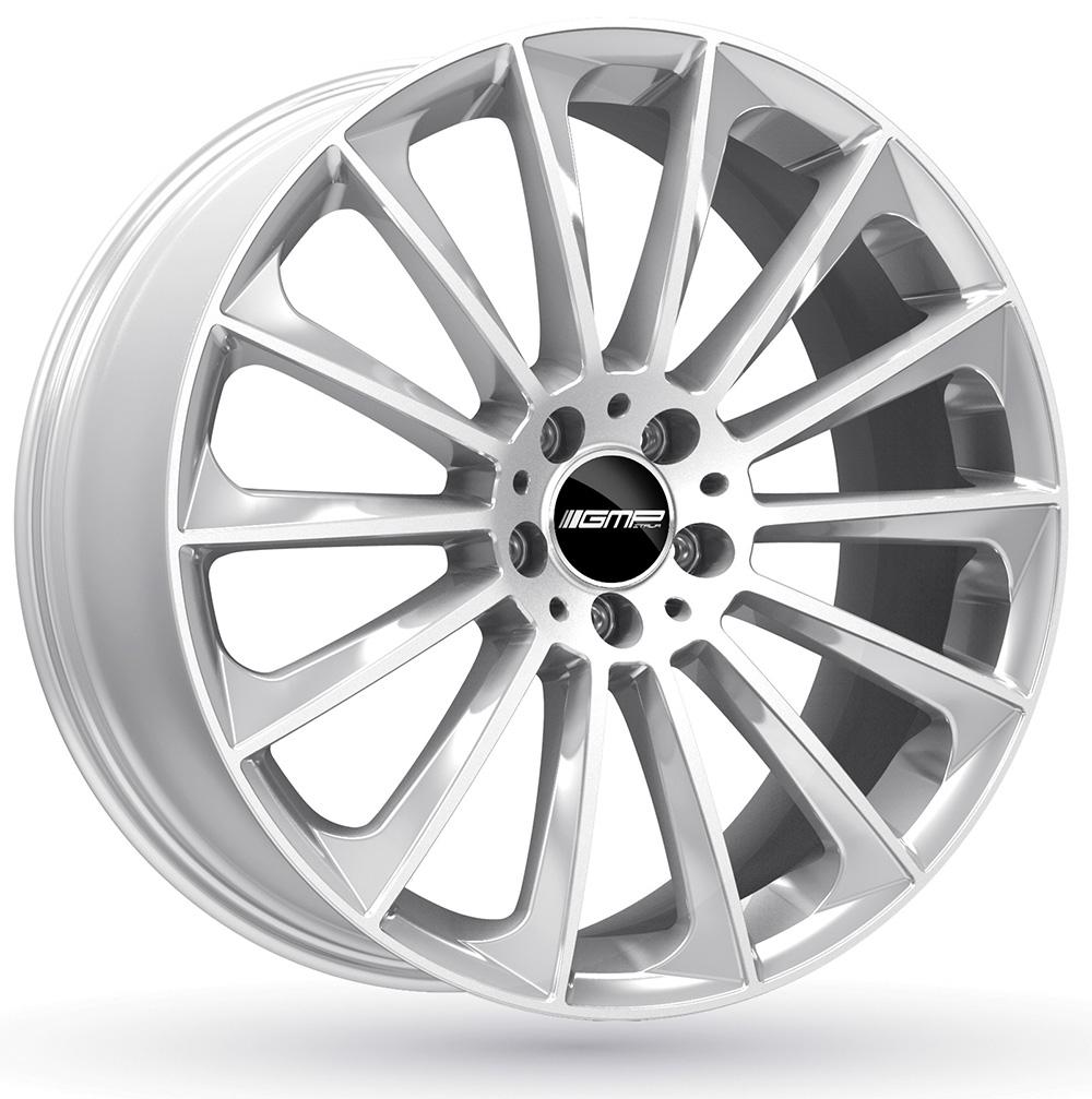 Jante GMP STELLAR 7.5x17 pouces, entraxe 110, déport ET33, couleur ARGENT
