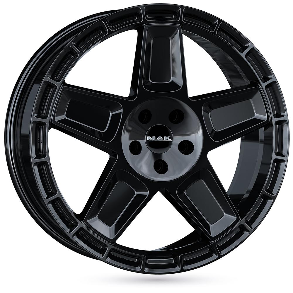 Jante MAK TREK 9x20 pouces, entraxe 114.3, déport ET53, couleur NOIR BRILLANT