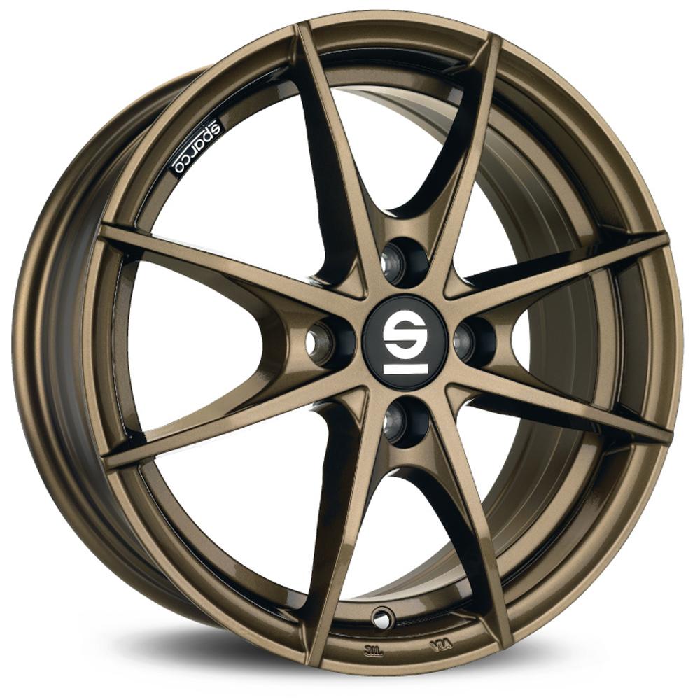 Jante SPARCO TROFEO 6.5x16 pouces, entraxe 100, déport ET37, couleur BRONZE BRILLANT