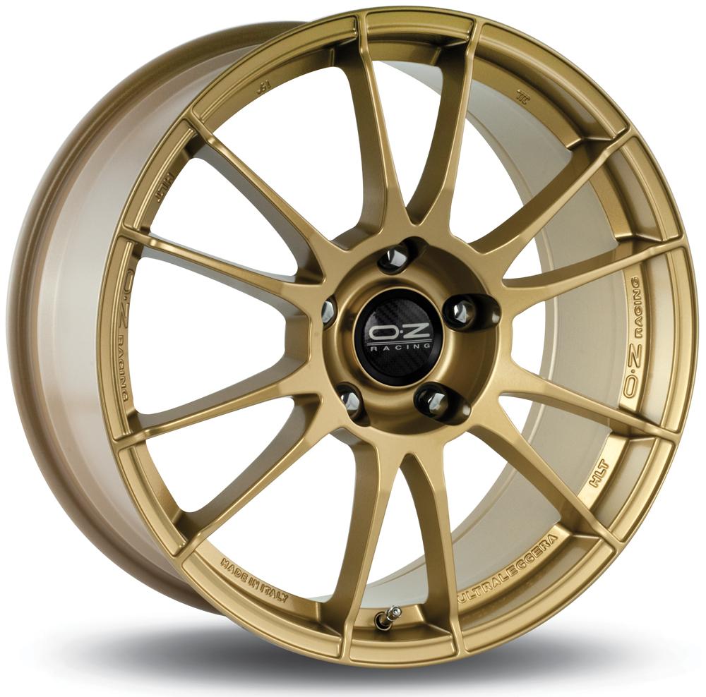 Jante OZ ULTRALEGGERA HLT 10x19 pouces, entraxe 130, déport ET40, couleur OR
