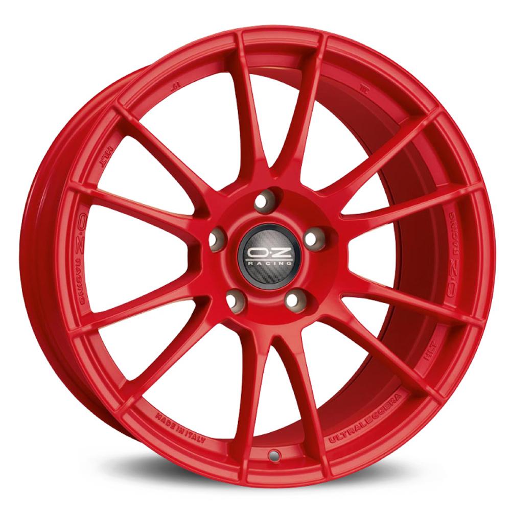 Jante OZ ULTRALEGGERA HLT 10x19 pouces, entraxe 130, déport ET40, couleur ROUGE