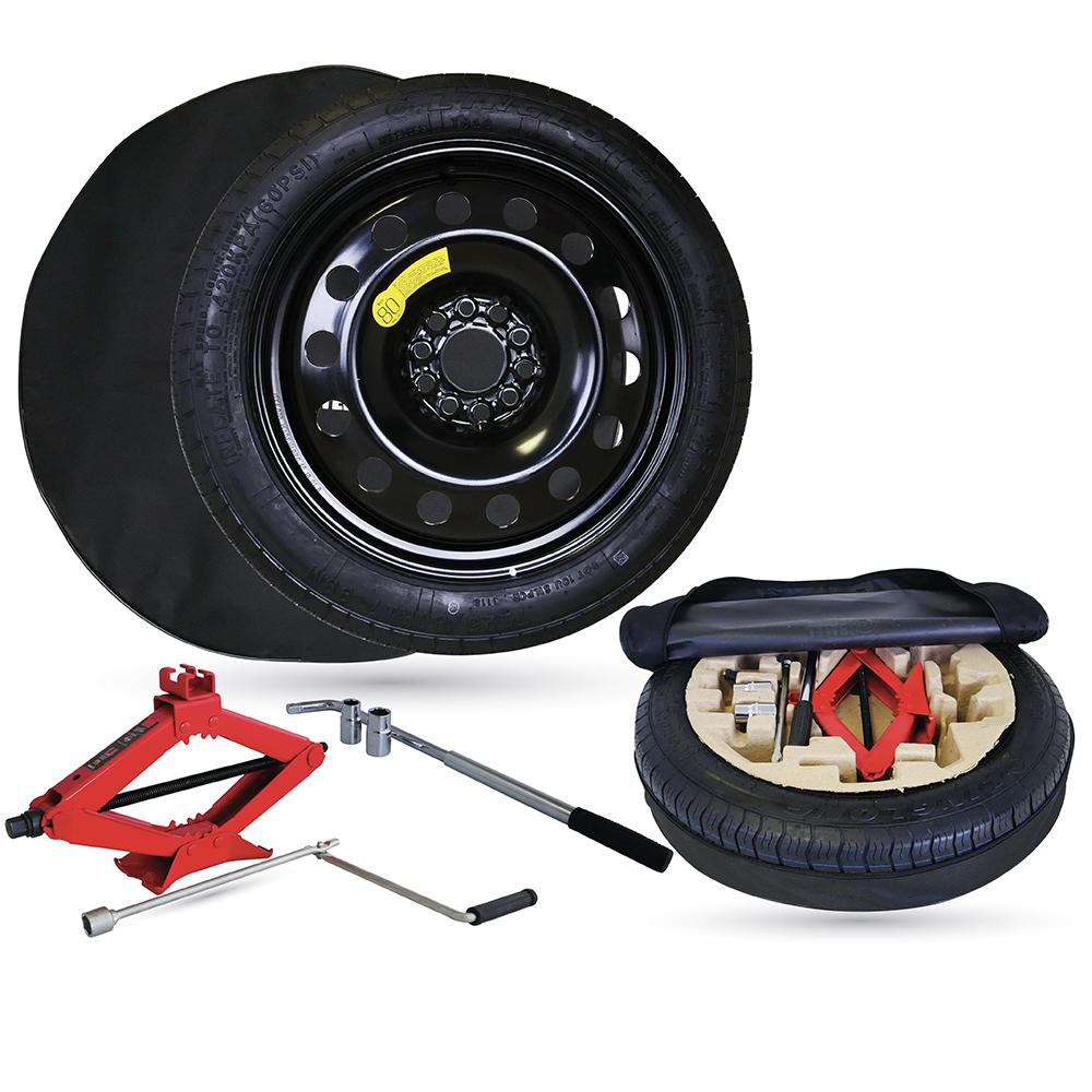 Jante EURASTEEL M6 4x15 pouces, entraxe 100, déport ET25, couleur Jante acier + Pneu125/70R15. Dedicated - Taille du kit (jante et pneu) 59x13.5